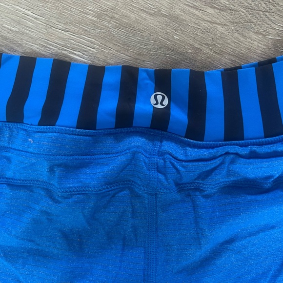 Lululemon Bhakti Yoga Short Heathered Baroque Blue Speed Short - Picture 6 of 8